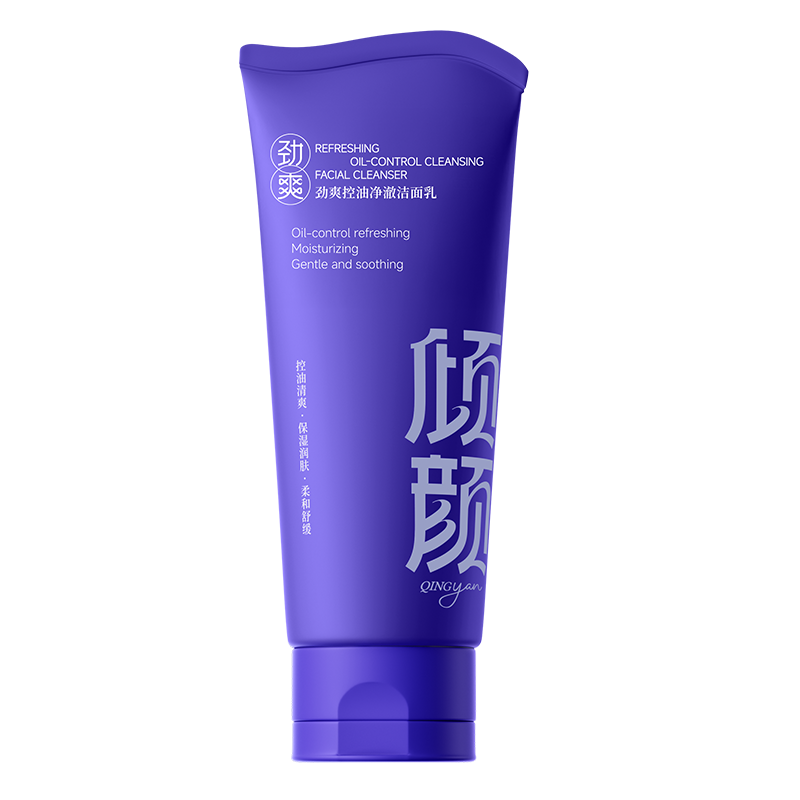 倾颜劲爽控油净澈洁面乳
