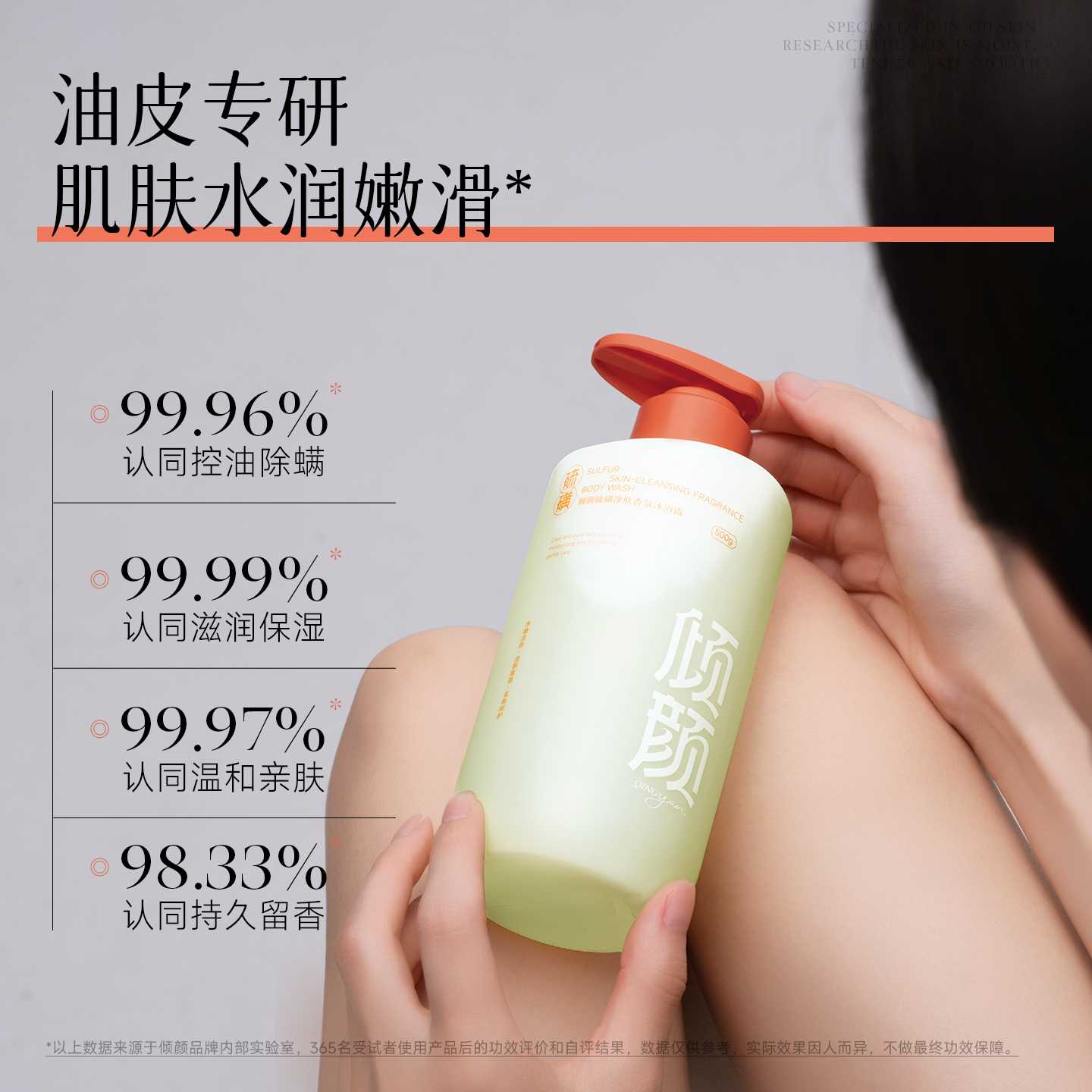 倾颜硫磺净肤香氛沐浴露 